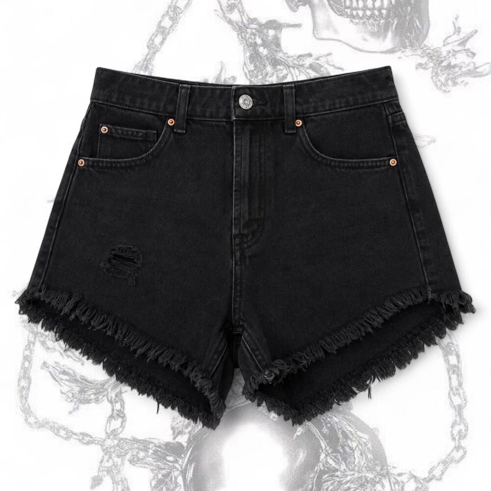 Wild Fable black denim shorts